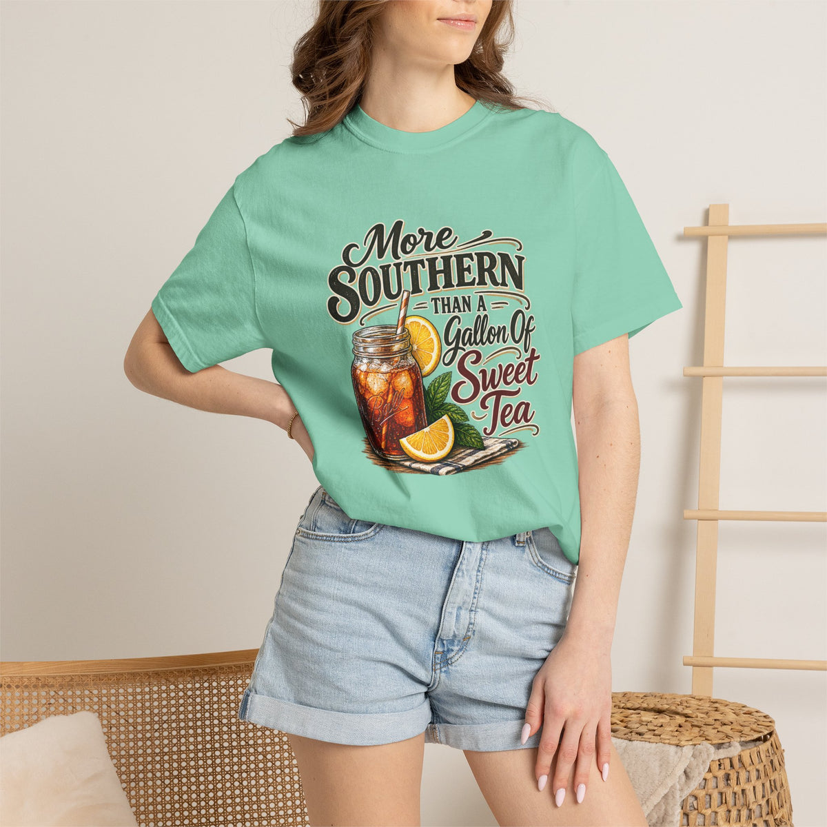 Southern Sweet Tea T-Shirt — "More Southern Than a Gallon of Sweet Tea" Graphic Tee
