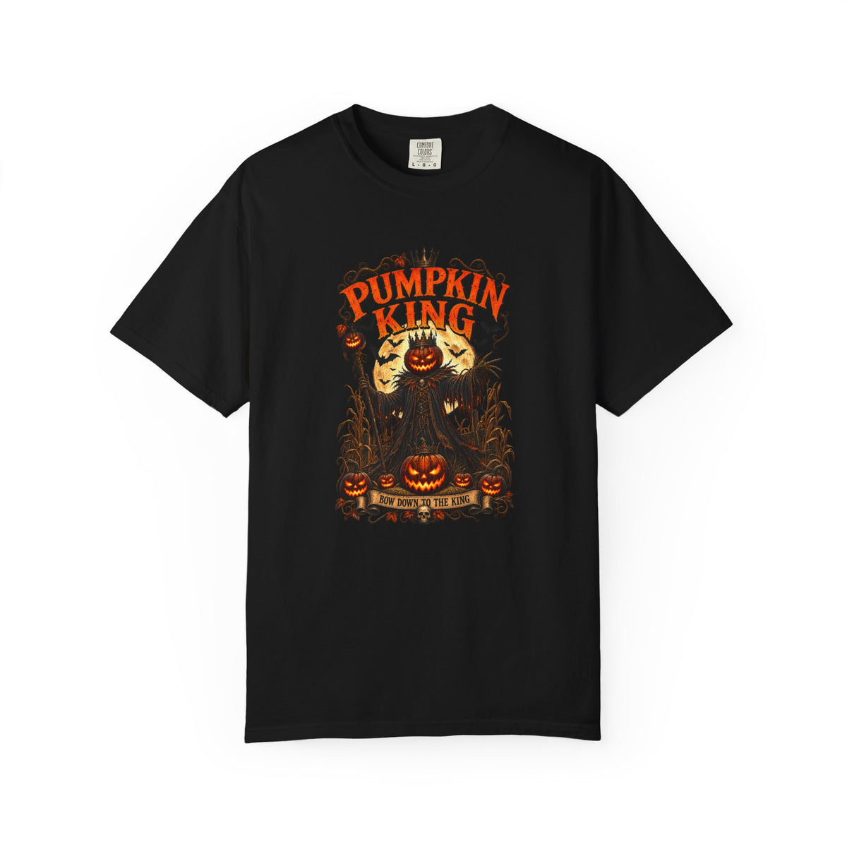 Pumpkin King spooky pumpkin monster T-shirt | Halloween jack-o'-lantern tee