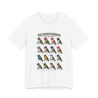 Hummingbirds of the USA Tee — Illustrated Guide T-Shirt
