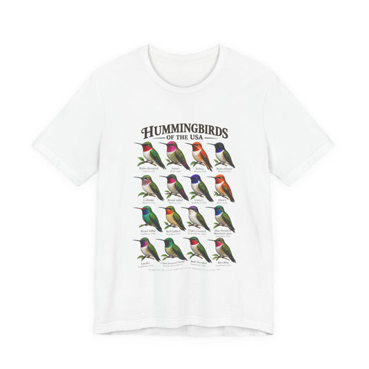 Hummingbirds of the USA Tee — Illustrated Guide T-Shirt