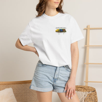 Poison Dart Frogs T-shirt | Colorful Frog Illustration, Amphibian Species Chart
