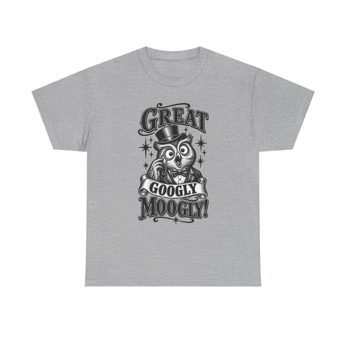 T-Shirt — Vintage Owl 'Great Googly Moogly!' Graphic Tee