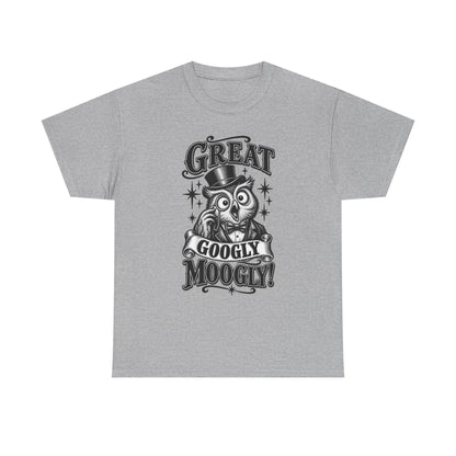 T-Shirt — Vintage Owl 'Great Googly Moogly!' Graphic Tee