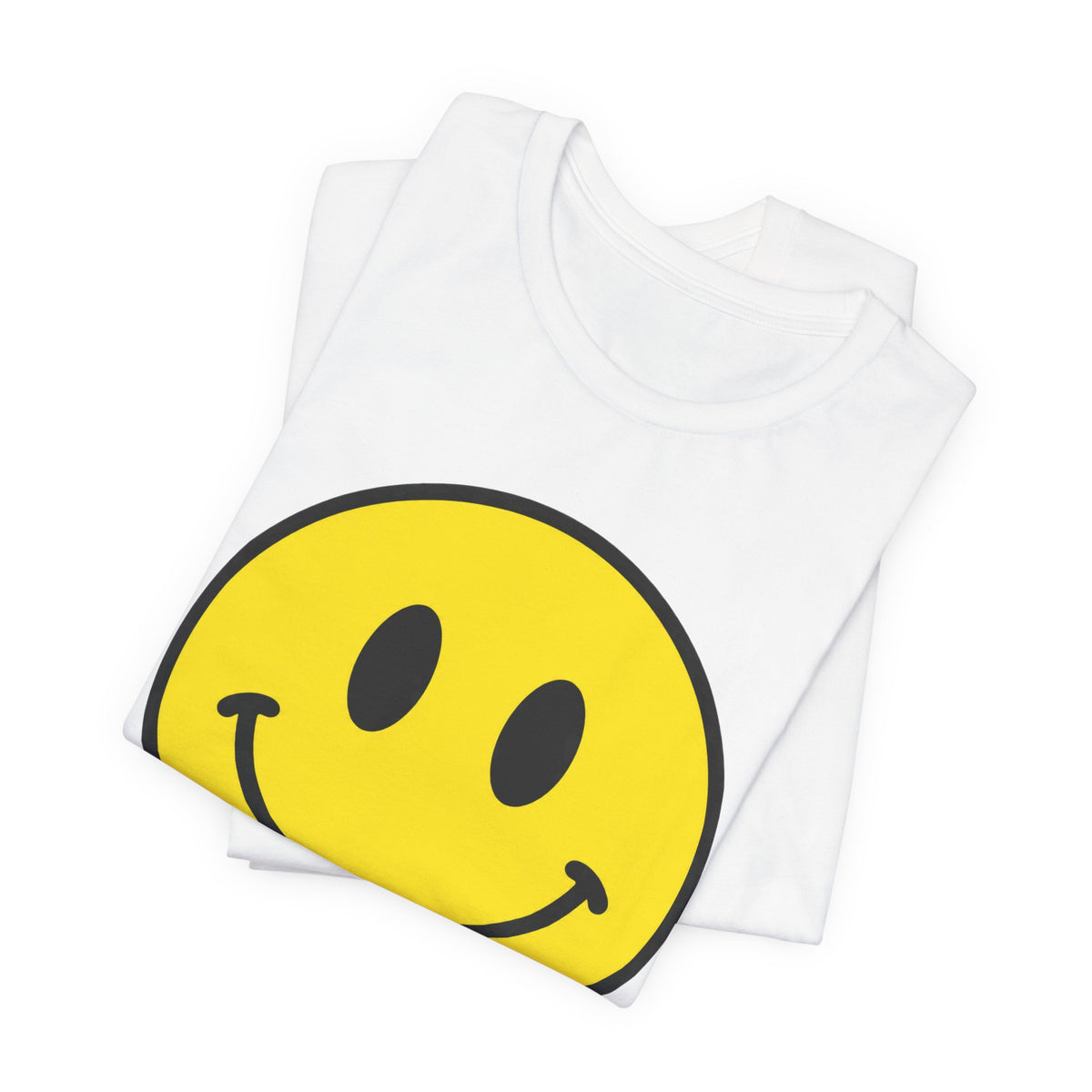 Smiley Face Graphic Tee — Retro Yellow Happy Face T‑Shirt
