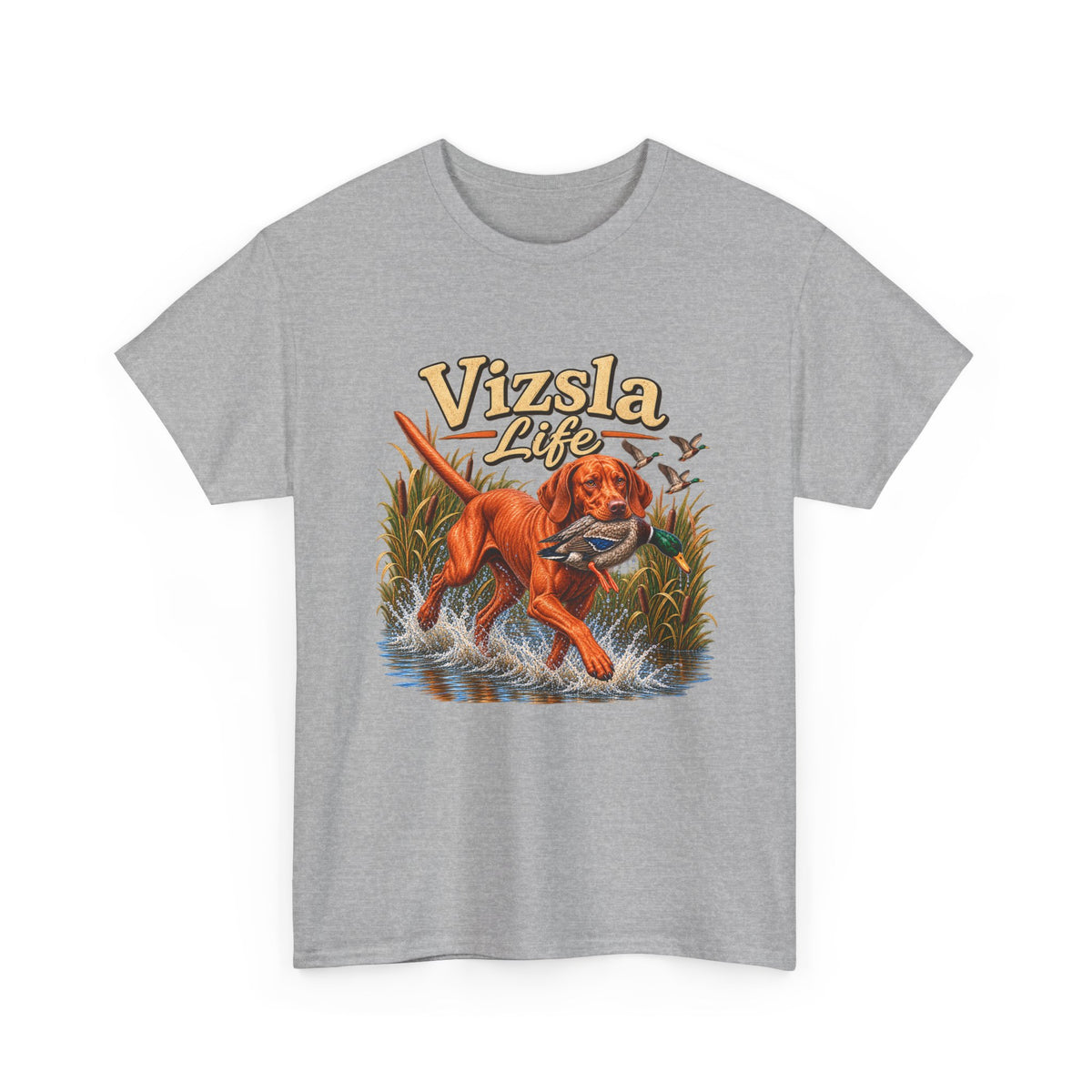Vizsla Life T-Shirt — Vintage Retriever Graphic Tee for Dog Lovers
