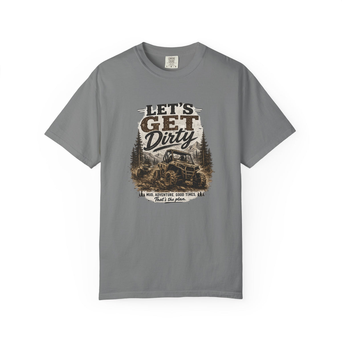 Let's Get Dirty Off-Road T-Shirt – Adventure Truck 4x4 Graphic Tee