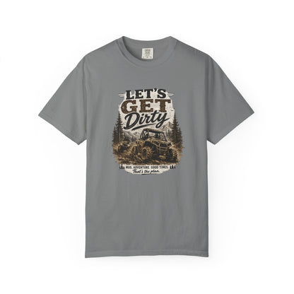 Let's Get Dirty Off-Road T-Shirt – Adventure Truck 4x4 Graphic Tee