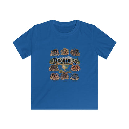 Kids Tee — 'Tarantulas of North America' Illustrated Spider Guide