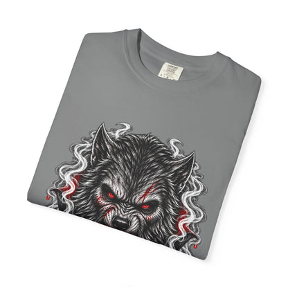 Wolf Head Graphic T-Shirt — Bloody Howl Horror Tee