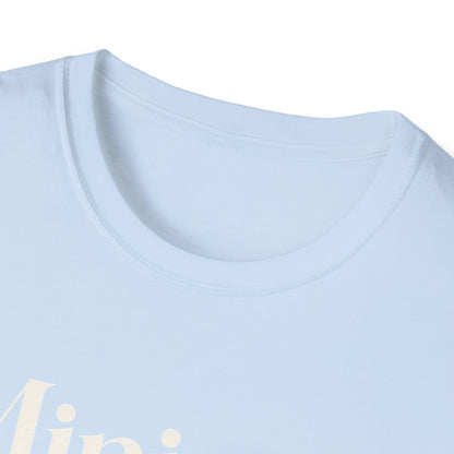 Minimal Effort T-Shirt — Subtle Pastel Text Casual Tee
