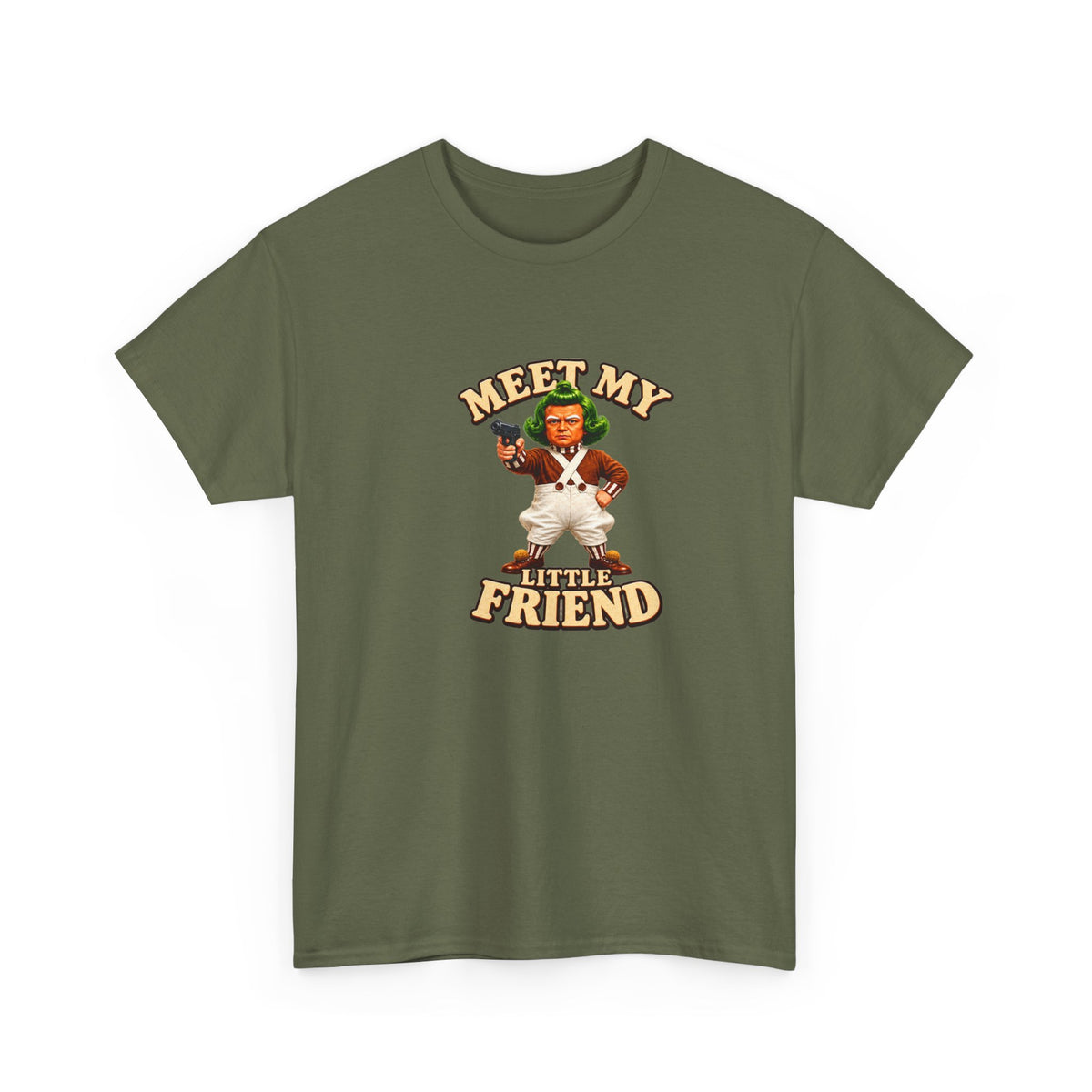 Meet My Little Friend T-Shirt — Retro Cute Character Tee