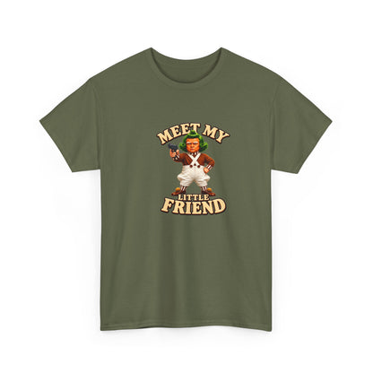 Meet My Little Friend T-Shirt — Retro Cute Character Tee