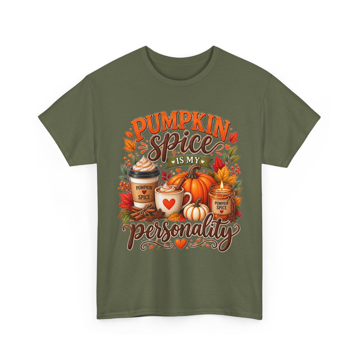 Pumpkin Spice Tee — "Pumpkin Spice Is My Personality" Fall T-Shirt