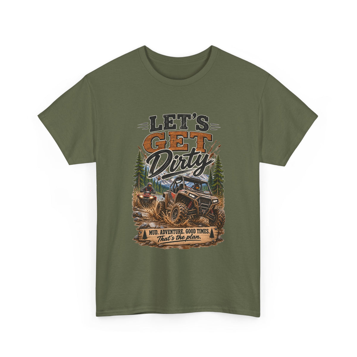 Let’s Get Dirty Off-Road T-Shirt – Mud Adventure Jeep Tee