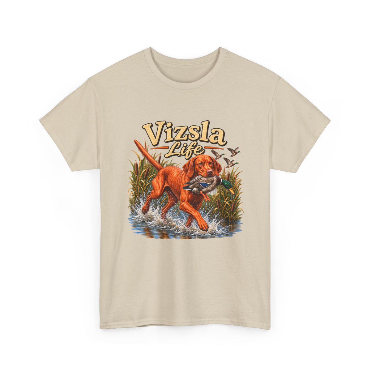 Vizsla Life T-Shirt — Vintage Retriever Graphic Tee for Dog Lovers