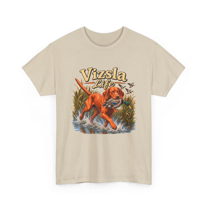 Vizsla Life T-Shirt — Vintage Retriever Graphic Tee for Dog Lovers