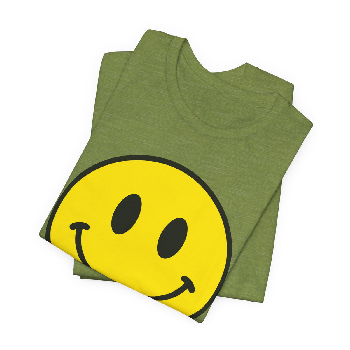 Smiley Face Graphic Tee — Retro Yellow Happy Face T‑Shirt