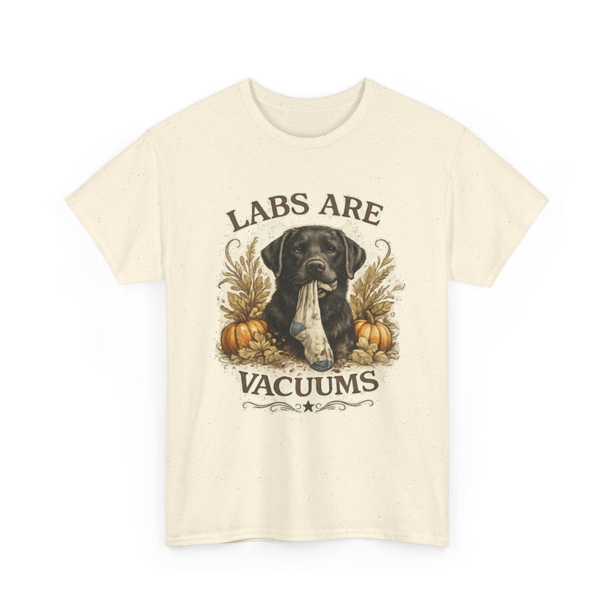 Labs Are Vacuums T-Shirt — Funny Labrador Dog Halloween Tee