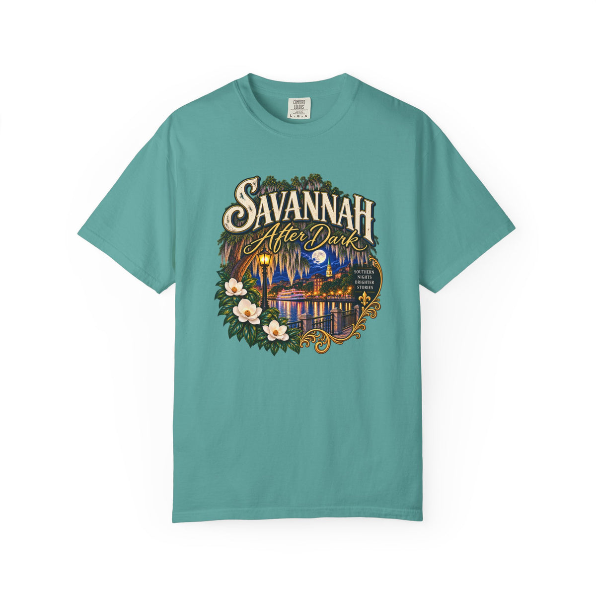 Savannah After Dark T-Shirt — Nightscape Souvenir Tee