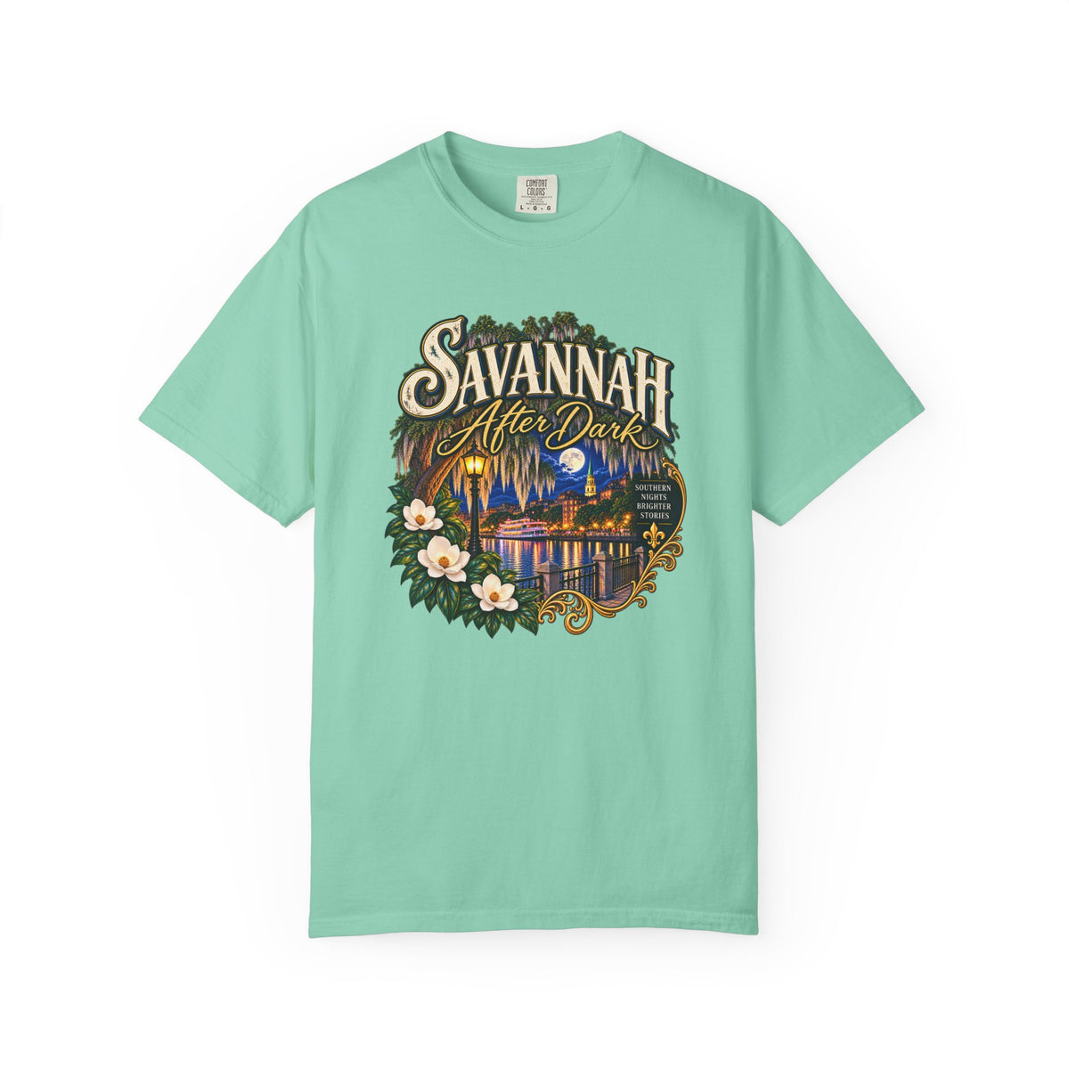 Savannah After Dark T-Shirt — Nightscape Souvenir Tee