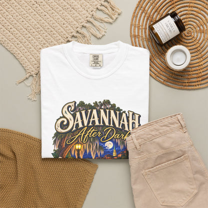 Savannah After Dark T-Shirt — Nightscape Souvenir Tee