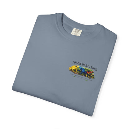 Poison Dart Frogs T-shirt | Colorful Frog Illustration, Amphibian Species Chart
