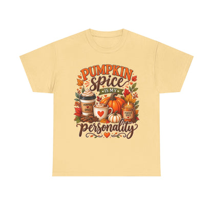 Pumpkin Spice Tee — "Pumpkin Spice Is My Personality" Fall T-Shirt