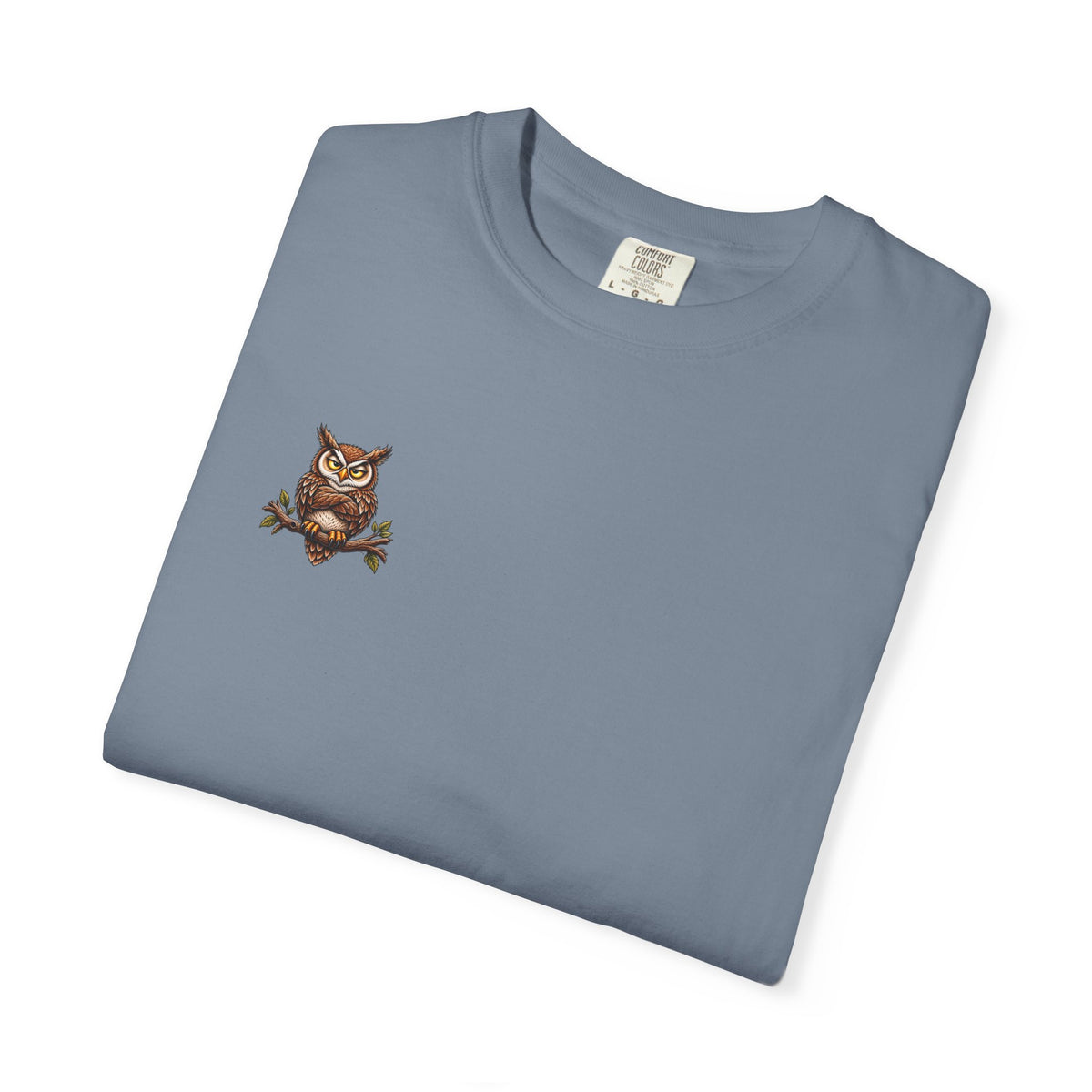 I Don’t Give a Hoot Owl T-Shirt — Funny Autumn Woodland Graphic Tee