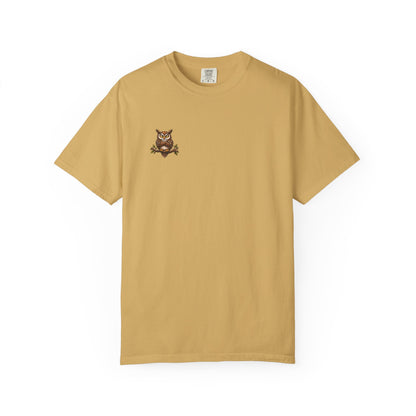 I Don’t Give a Hoot Owl T-Shirt — Funny Autumn Woodland Graphic Tee
