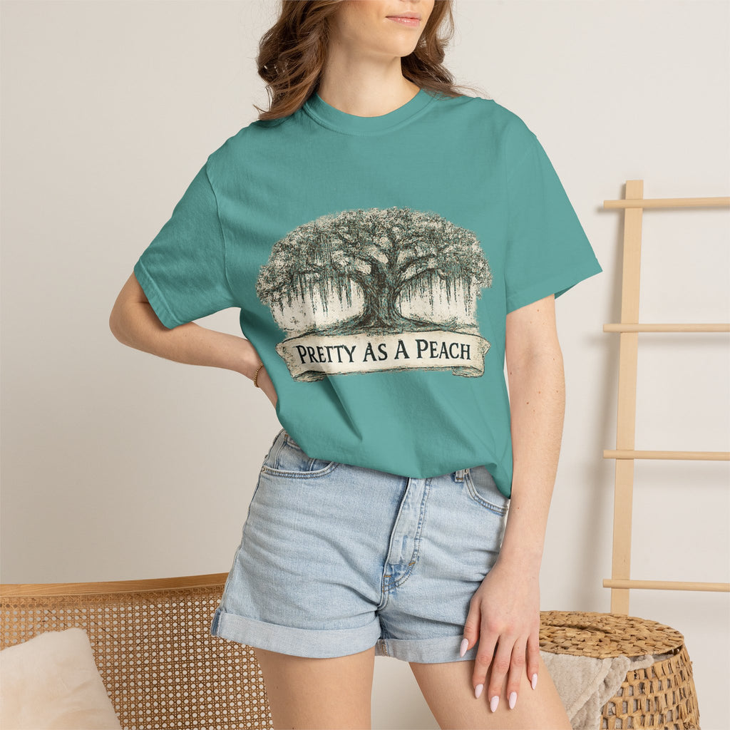 Pretty As A Peach T-Shirt — Southern Oak Vintage Graphic Tee