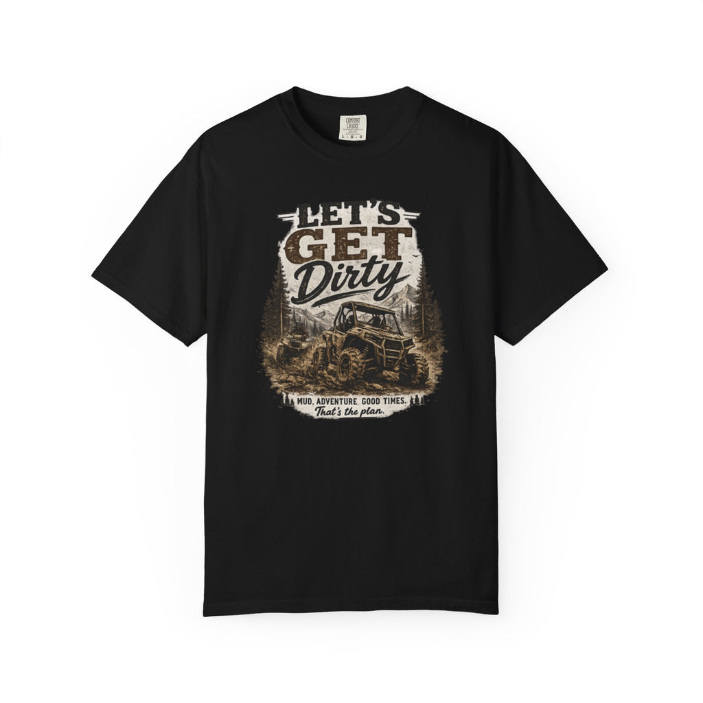 Let's Get Dirty Off-Road T-Shirt – Adventure Truck 4x4 Graphic Tee