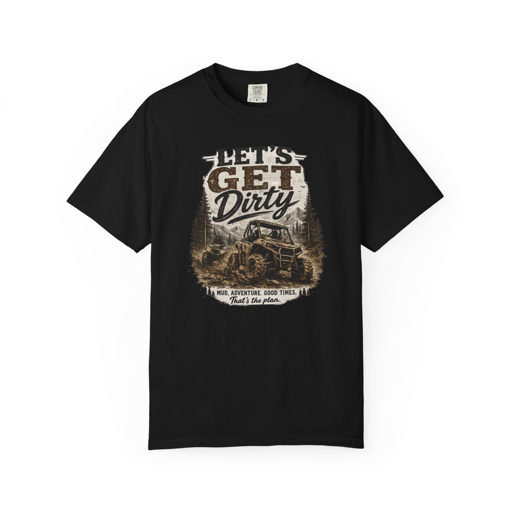 Let's Get Dirty Off-Road T-Shirt – Adventure Truck 4x4 Graphic Tee