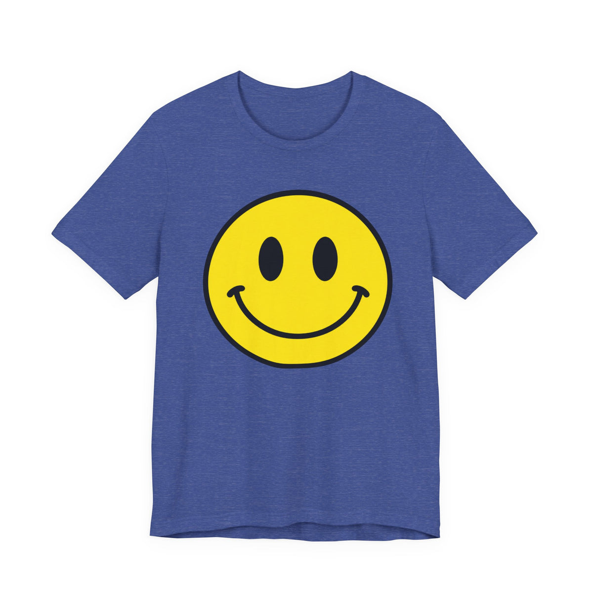 Smiley Face Graphic Tee — Retro Yellow Happy Face T‑Shirt