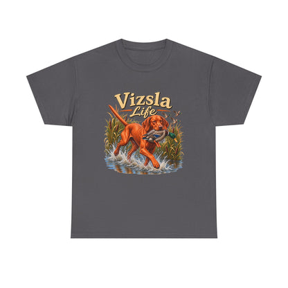 Vizsla Life T-Shirt — Vintage Retriever Graphic Tee for Dog Lovers