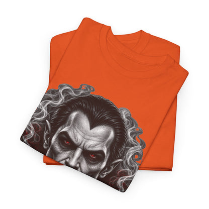 Vampire Face Graphic Tee — Gothic Horror Dracula T-Shirt