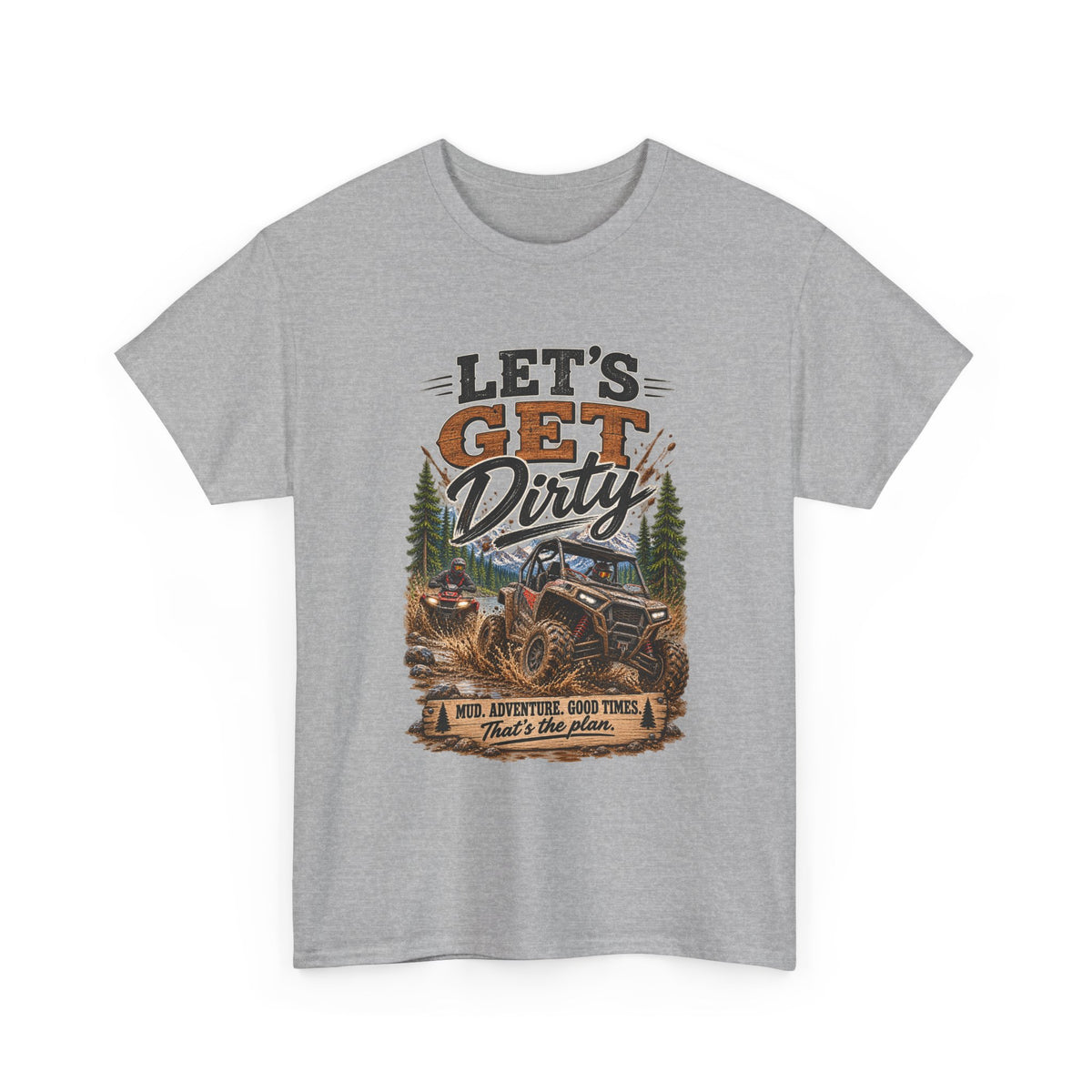 Let’s Get Dirty Off-Road T-Shirt – Mud Adventure Jeep Tee