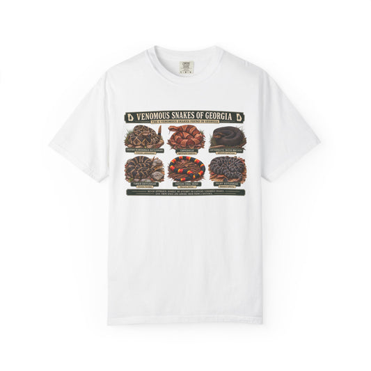 Venomous Snakes of Georgia T-shirt | Snake Identification Chart