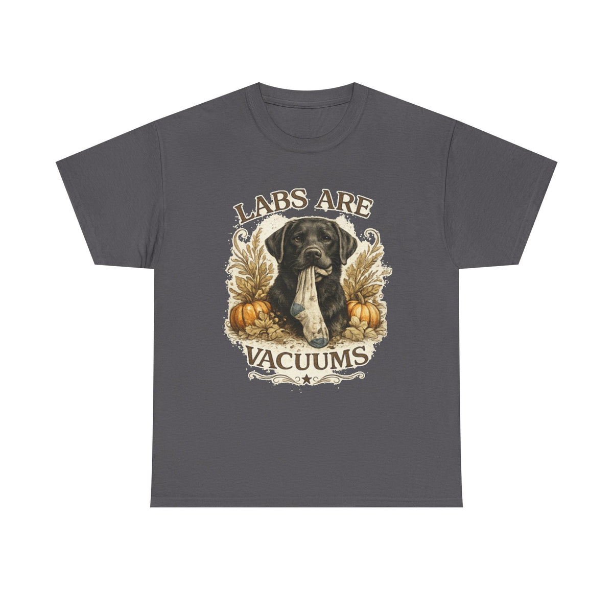 Labs Are Vacuums T-Shirt — Funny Labrador Dog Halloween Tee