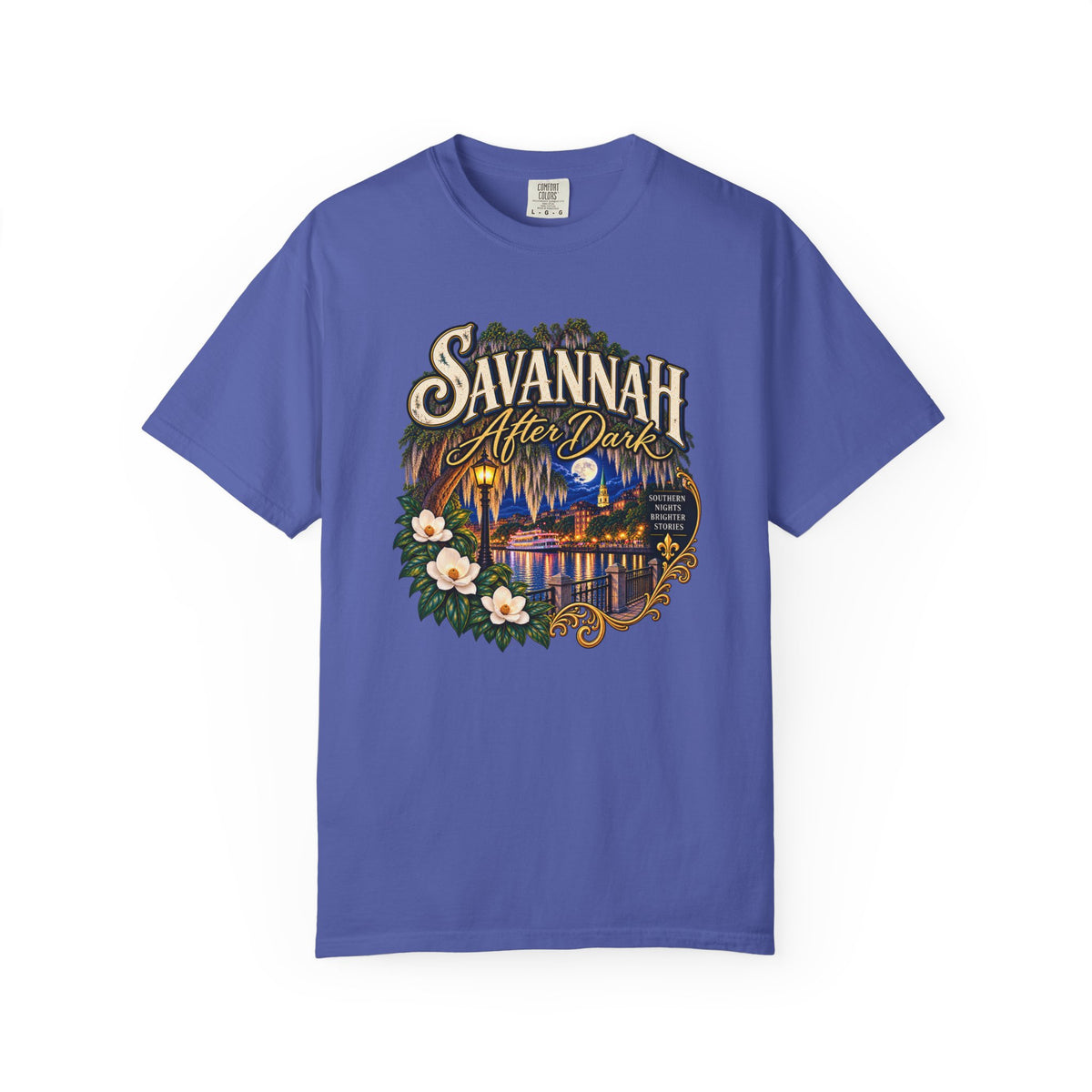 Savannah After Dark T-Shirt — Nightscape Souvenir Tee