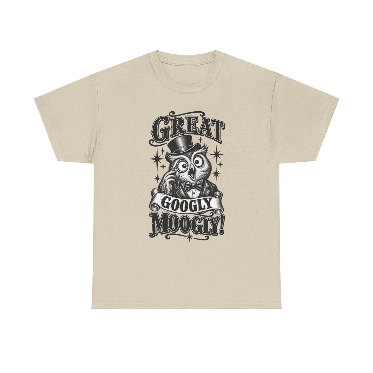 T-Shirt — Vintage Owl 'Great Googly Moogly!' Graphic Tee