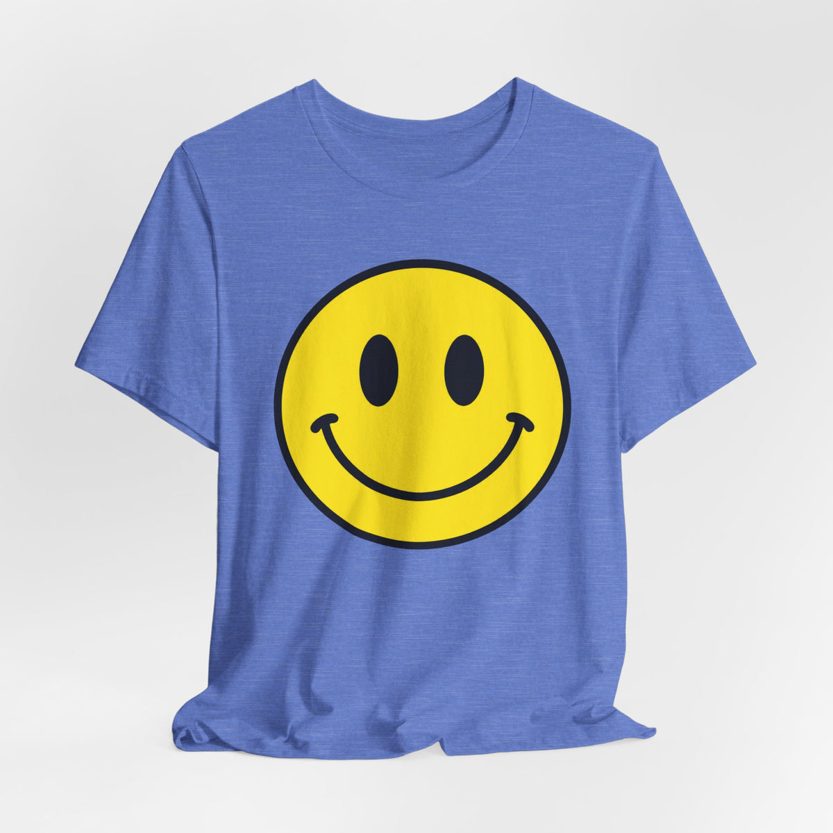 Smiley Face Graphic Tee — Retro Yellow Happy Face T‑Shirt
